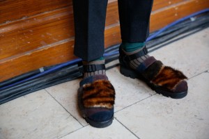 Backstage at Kolor Men's Fall 2017