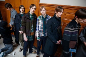 Backstage at Kolor Men's Fall 2017