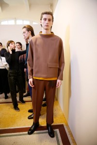 Backstage at Lemaire Men's Fall 2017