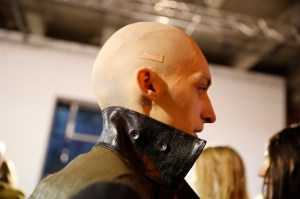 Backstage at Rick Owens Men's Fall 2017