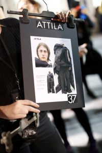Backstage at Rick Owens Men's Fall 2017
