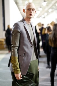 Backstage at Rick Owens Men's Fall 2017
