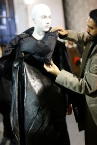 Backstage at Rick Owens Men's Fall 2017