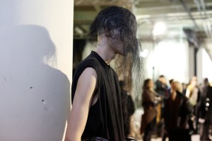 Backstage at Rick Owens Men's Fall 2017