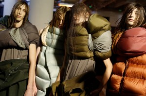 Backstage at Rick Owens Men's Fall 2017