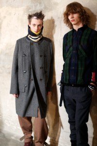 Backstage at Sacai Men's Fall 2017