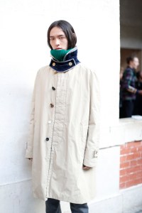 Backstage at Sacai Men's Fall 2017