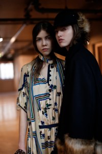 Backstage at Sacai Men's Fall 2017