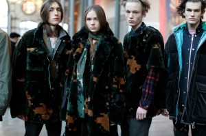 Backstage at Sacai Men's Fall 2017