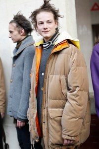 Backstage at Sacai Men's Fall 2017