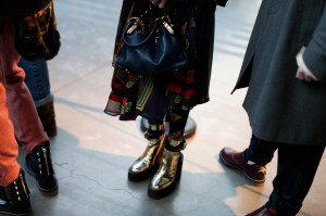Backstage at Sacai Men's Fall 2017