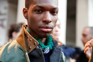 Backstage at Sacai Men's Fall 2017