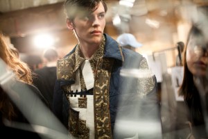 Backstage at Craig Green Men's Fall 2017