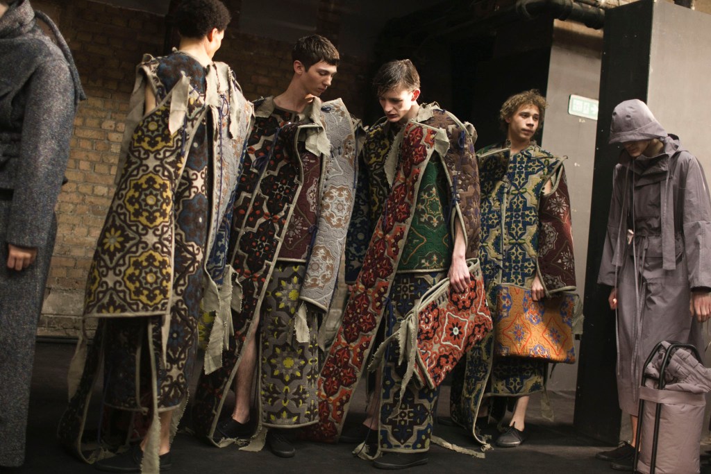 Backstage at Craig Green Men's Fall 2017