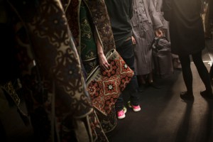 Backstage at Craig Green Men's Fall 2017