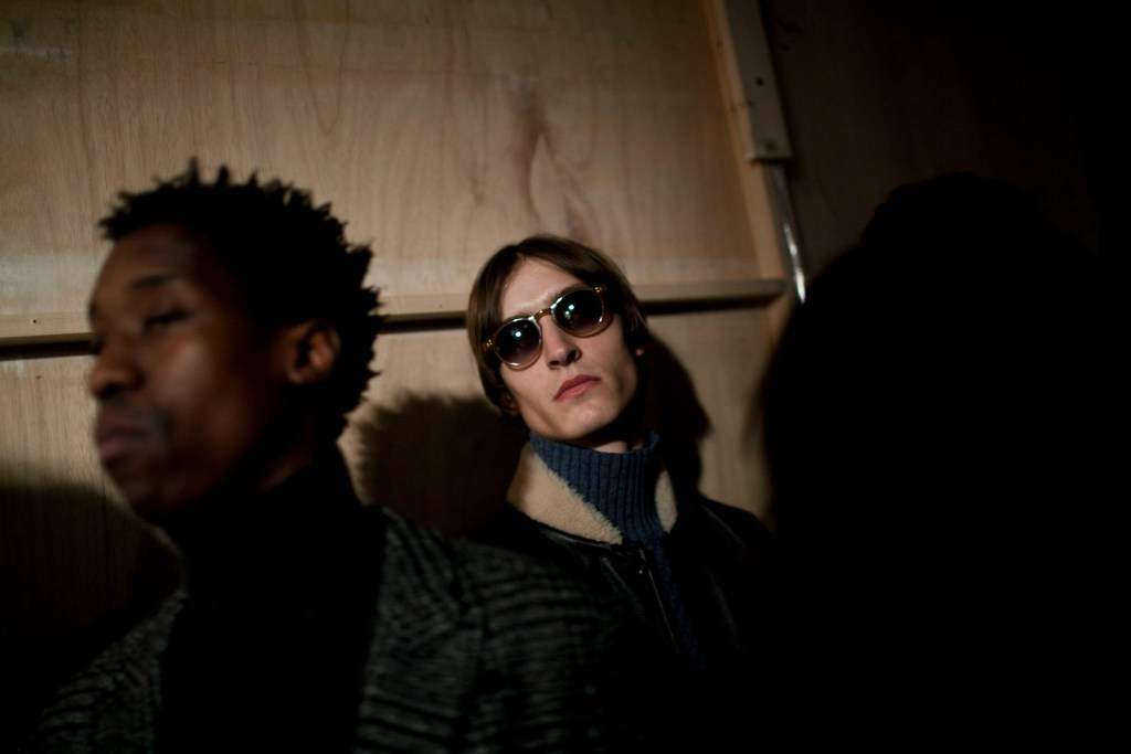 Backstage at Oliver Spencer Men's Fall 2017
