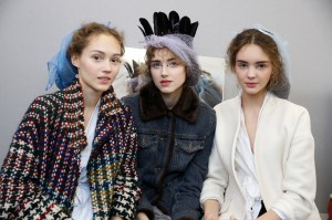Backstage at Christian Dior Couture Spring 2017