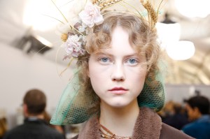 Backstage at Christian Dior Couture Spring 2017