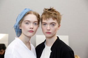 Backstage at Christian Dior Couture Spring 2017