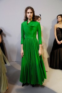 Backstage at Christian Dior Couture Spring 2017