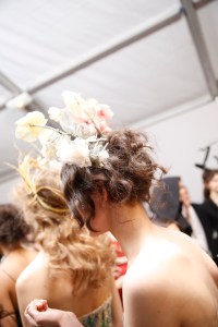Backstage at Christian Dior Couture Spring 2017