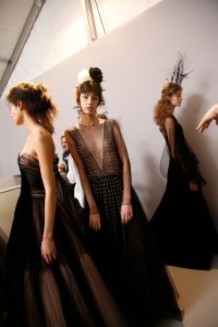 Backstage at Christian Dior Couture Spring 2017