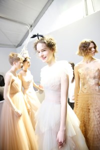 Backstage at Christian Dior Couture Spring 2017