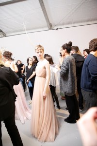 Backstage at Christian Dior Couture Spring 2017