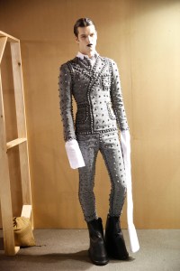 Backstage at Thom Browne Men's Fall 2017