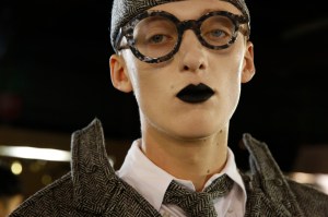 Backstage at Thom Browne Men's Fall 2017