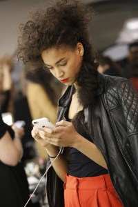 Backstage at Jean Paul Gaultier Couture Spring 2017