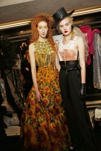 Backstage at Jean Paul Gaultier Couture Spring 2017