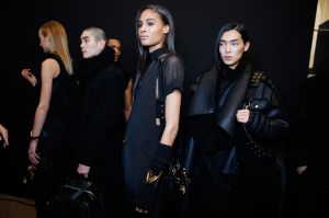 Backstage at Balmain Homme Men's Fall 2017