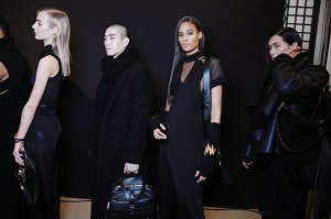 Backstage at Balmain Homme Men's Fall 2017
