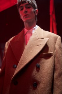 Backstage at Dries Van Noten Men's Fall 2017