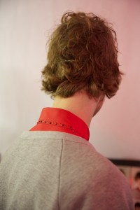 Backstage at Dries Van Noten Men's Fall 2017