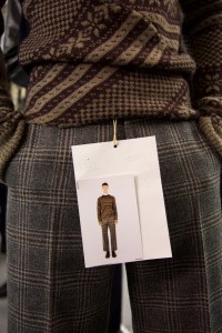 Backstage at Dries Van Noten Men's Fall 2017