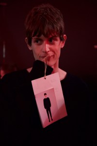 Backstage at Dries Van Noten Men's Fall 2017