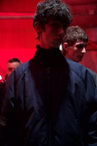 Backstage at Dries Van Noten Men's Fall 2017