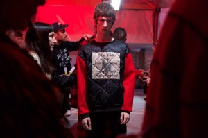 Backstage at Dries Van Noten Men's Fall 2017
