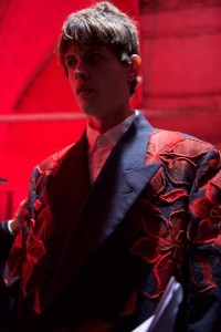Backstage at Dries Van Noten Men's Fall 2017
