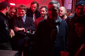 Backstage at Dries Van Noten Men's Fall 2017