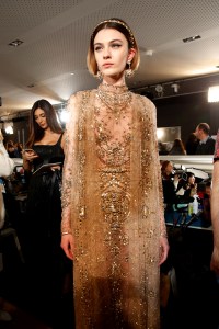 Backstage at Elie Saab Couture Spring 2017