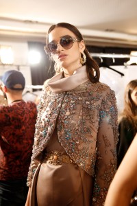 Backstage at Elie Saab Couture Spring 2017