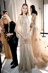 Backstage at Elie Saab Couture Spring 2017