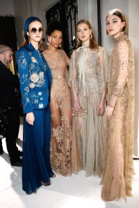 Backstage at Elie Saab Couture Spring 2017