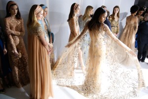 Backstage at Elie Saab Couture Spring 2017