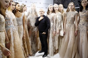 Backstage at Elie Saab Couture Spring 2017
