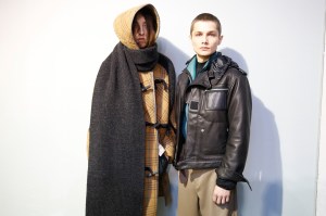 Backstage at Lanvin Men's Fall 2017