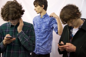 Backstage at Louis Vuitton Men's Fall 2017